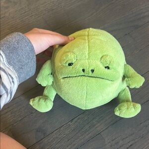 Jellycat Plush Frog - Soft Green Pet Accessory